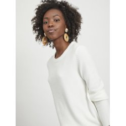  VILA RIL ALYSSUM STRIK O-HALS WHITE - 14054177