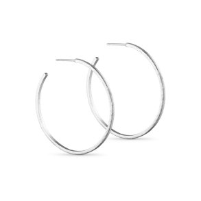 PURE BY NAT SILVER EARRING 38 MM - 45799