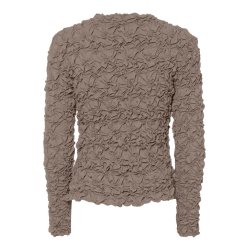 YAS MERA TOP TAUPE GRAY - 26040040