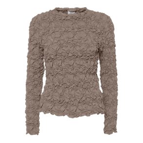 YAS MERA TOP TAUPE GRAY - 26040040