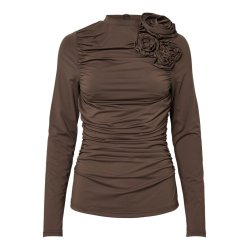 YAS DONA LS TOP CHOCOLATE BROWN - 26041317
