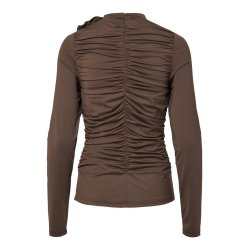 YAS DONA LS TOP CHOCOLATE BROWN - 26041317