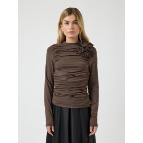 YAS DONA LS TOP CHOCOLATE BROWN - 26041317