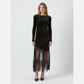 YAS TERA LS LONG DRESS BLACK - 26038952