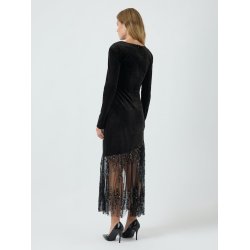YAS TERA LS LONG DRESS BLACK - 26038952