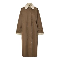 YAS MALOMA LS COAT SHITAKE - 26039621