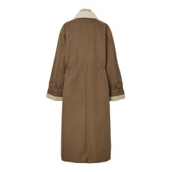 YAS MALOMA LS COAT SHITAKE - 26039621