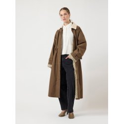 YAS MALOMA LS COAT SHITAKE - 26039621