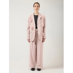 YAS MIMI FLOWER BLAZER ROSE SMOKE - 26040464