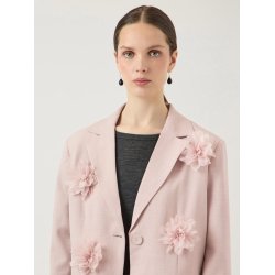YAS MIMI FLOWER BLAZER ROSE SMOKE - 26040464