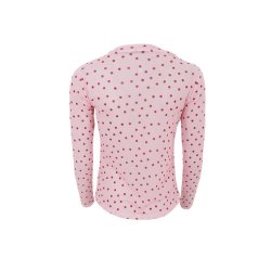 Black Colour Annie rose dot mesh bluse - 3846